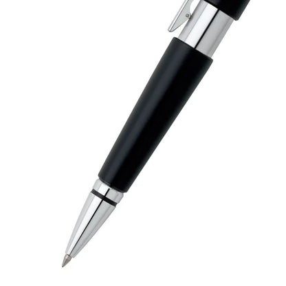 Cross 555-2 Edge Black Chrome Roller Pen Cross