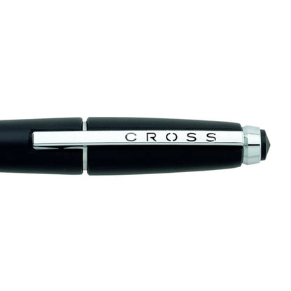 Cross 555-2 Edge Black Chrome Roller Pen Cross