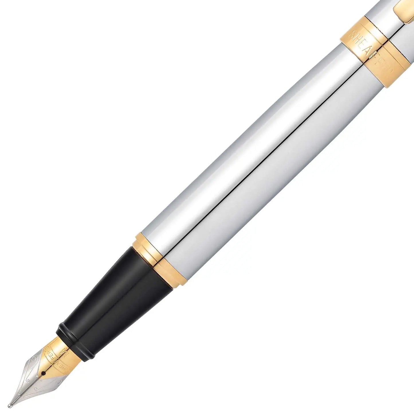 Sheaffer 9342 Chrome GT Fountain Pen Medium Nib