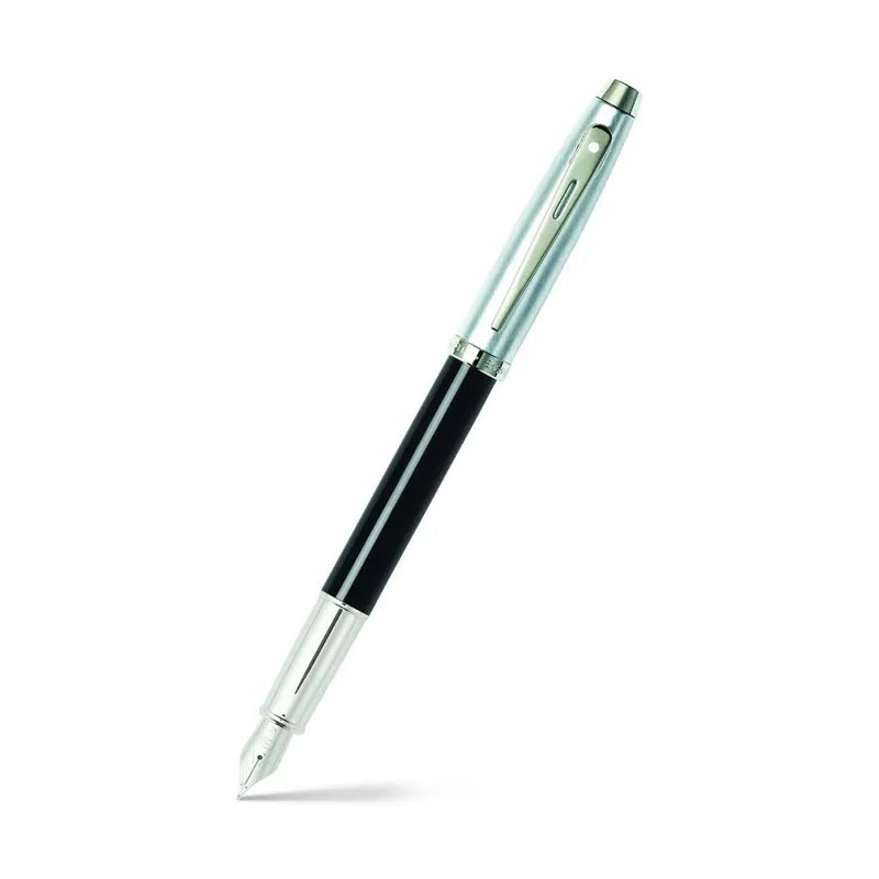 Sheaffer 9313 Black Chrome Fountain Pen  Medium Nib