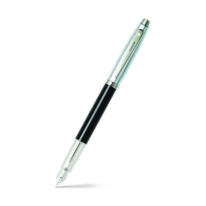 Sheaffer 9313 Black Chrome Fountain Pen  Medium Nib