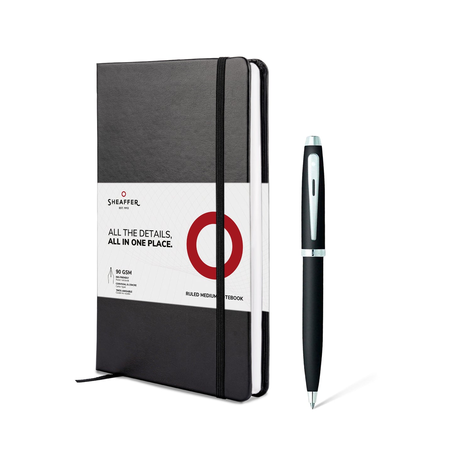 Sheaffer 9317 Ball Pen Matte Black Ball Pen with A5 Note Book
