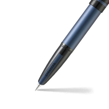 Sheaffer 9110 Icon Metalic Blue-Black Fountain Pen  Medium