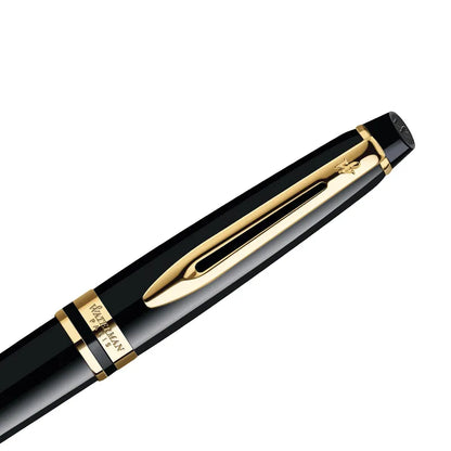 Waterman Expert Mars Black Gold Trim Ball Pen