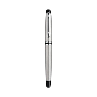 Waterman Expert Stainless Steel Chrome Trim Medium Nib Fountain Pen