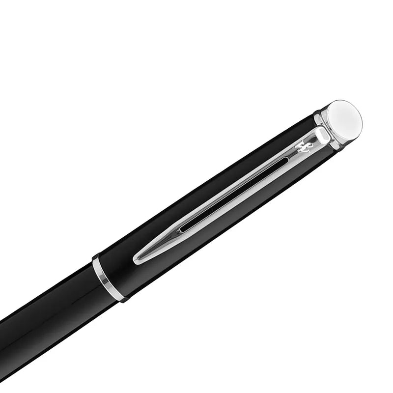 Waterman Hemisphere Mars Black Chrome Trim Roller Pen