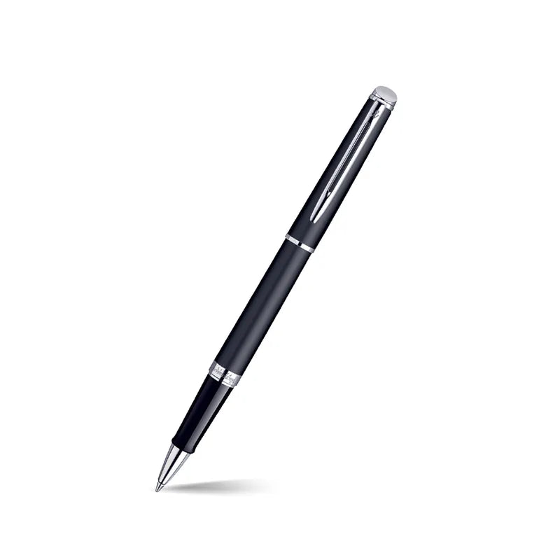 Waterman Hemisphere Matt Black Chrome Trim Roller Pen