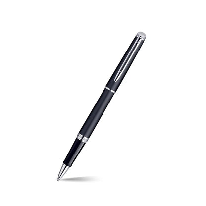 Waterman Hemisphere Matt Black Chrome Trim Roller Pen