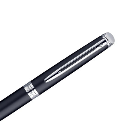 Waterman Hemisphere Matt Black Chrome Trim Roller Pen