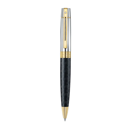 Sheaffer 9347Ball Pen Engraved Mt Black Chrome Ball Pen