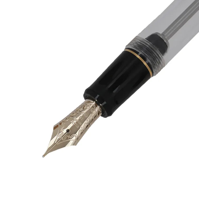 Pilot Custom 823 Clear Medium Fountain Pen + Ink Bottle