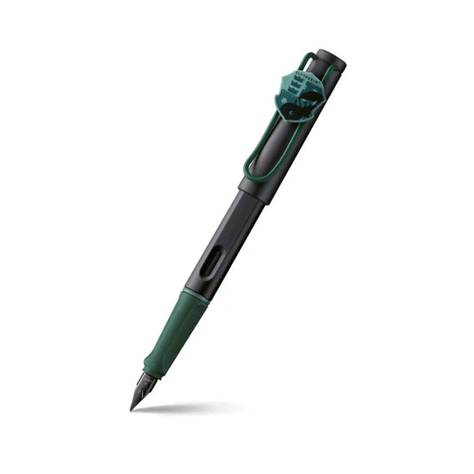 Lamy 0B5M Safari Slytherin Fountain Pen - Green Medium