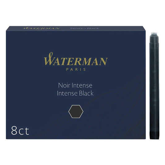 Waterman  Cartridge Black (pack of 8)