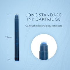 Waterman  Cartridge Blue Serinity Florida Blue (pack of 8)