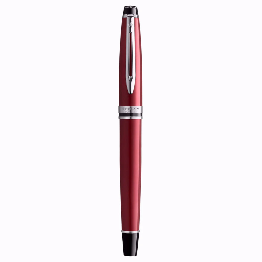 Waterman Expert Dark Red Palladium Medium Nib Fountain Pen