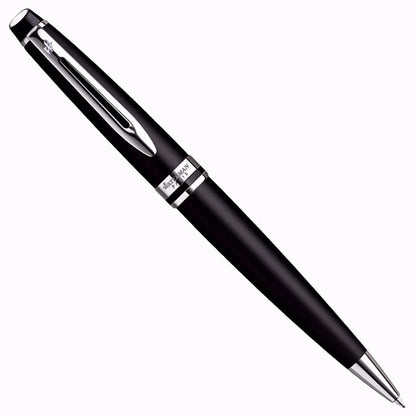 Waterman Expert Matte Black Chrome Trim Ball Pen