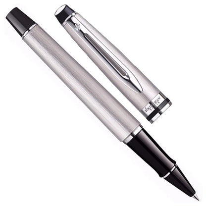 Waterman Expert Stainless Steel Chrome Trim Roller Pen