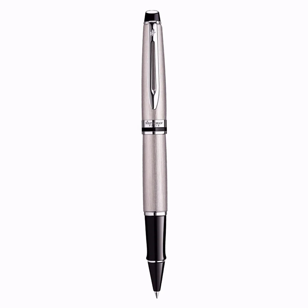 Waterman Expert Stainless Steel Chrome Trim Roller Pen