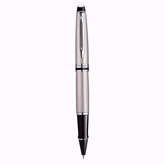 Waterman Expert Stainless Steel Chrome Trim Roller Pen