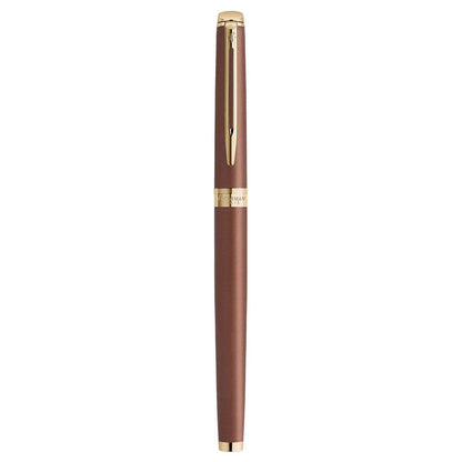 Waterman Hemisphere Metallic Copper Gold Trim Fine Fountain Pen