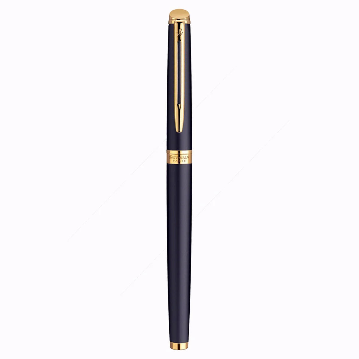 Waterman Hemisphere Matt Black Gold Trim Roller Pen