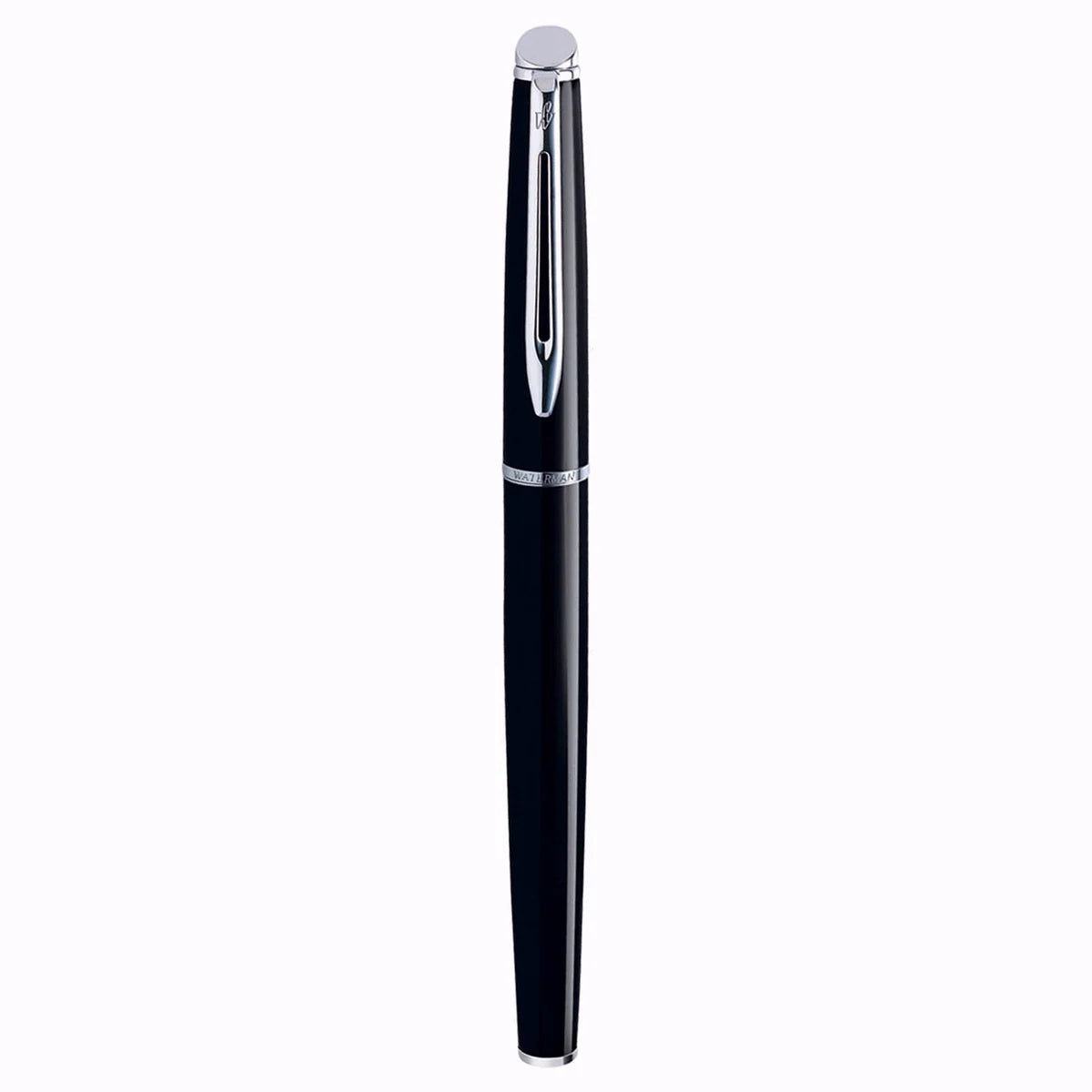 Waterman Hemisphere Mars Black Chrome Trim Medium Nib Fountain Pen