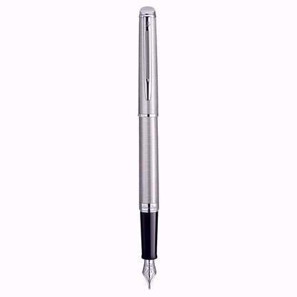 Waterman Hemisphere Stainless Steel Chrome Trim Medium Nib Fountain Pen