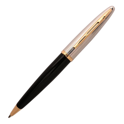 Waterman Carene Deluxe  Black Gold Trim Ball Pen