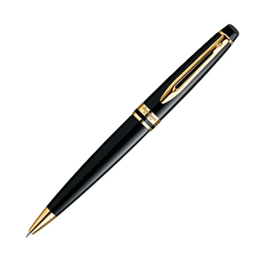 Waterman Expert Mars Black Gold Trim Ball Pen