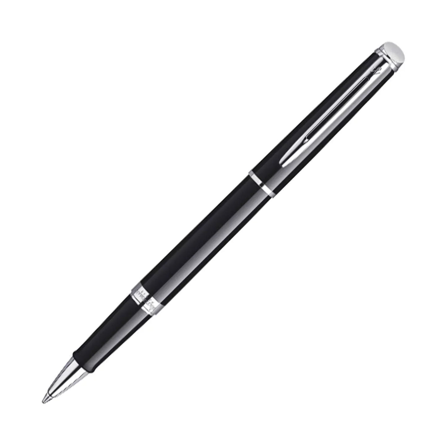 Waterman Hemisphere Mars Black Chrome Trim Roller Pen
