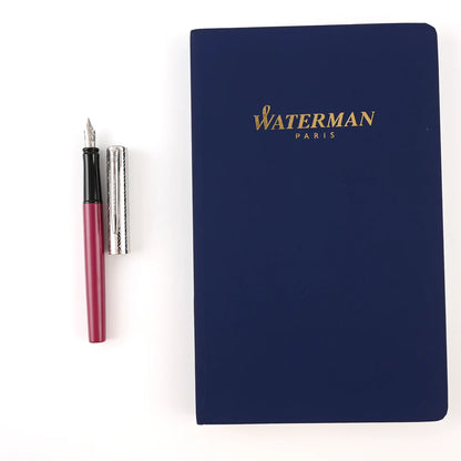 Waterman Allure Pink Fine Nib Fountain Pen With Note Book Gift Set