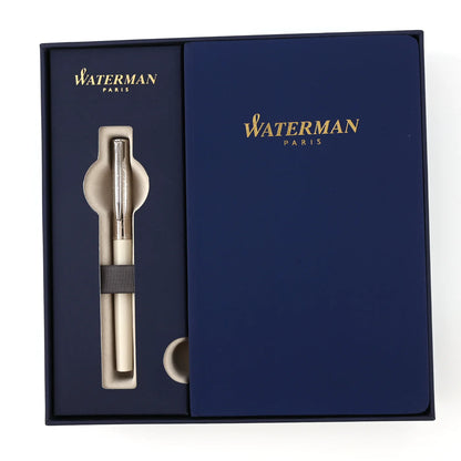 Waterman Allure White Fine Nib Fountain Pen With Note Book Gift Set
