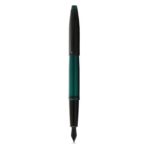 Cross AT0116-25 Calais Green/ Black Fountain Pen