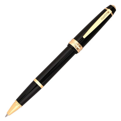 Cross 745-9 Bailey Light Black Resin / Gold Trim Roller Pen