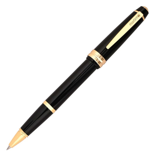 Cross 745-9 Bailey Light Black Resin / Gold Trim Roller Pen