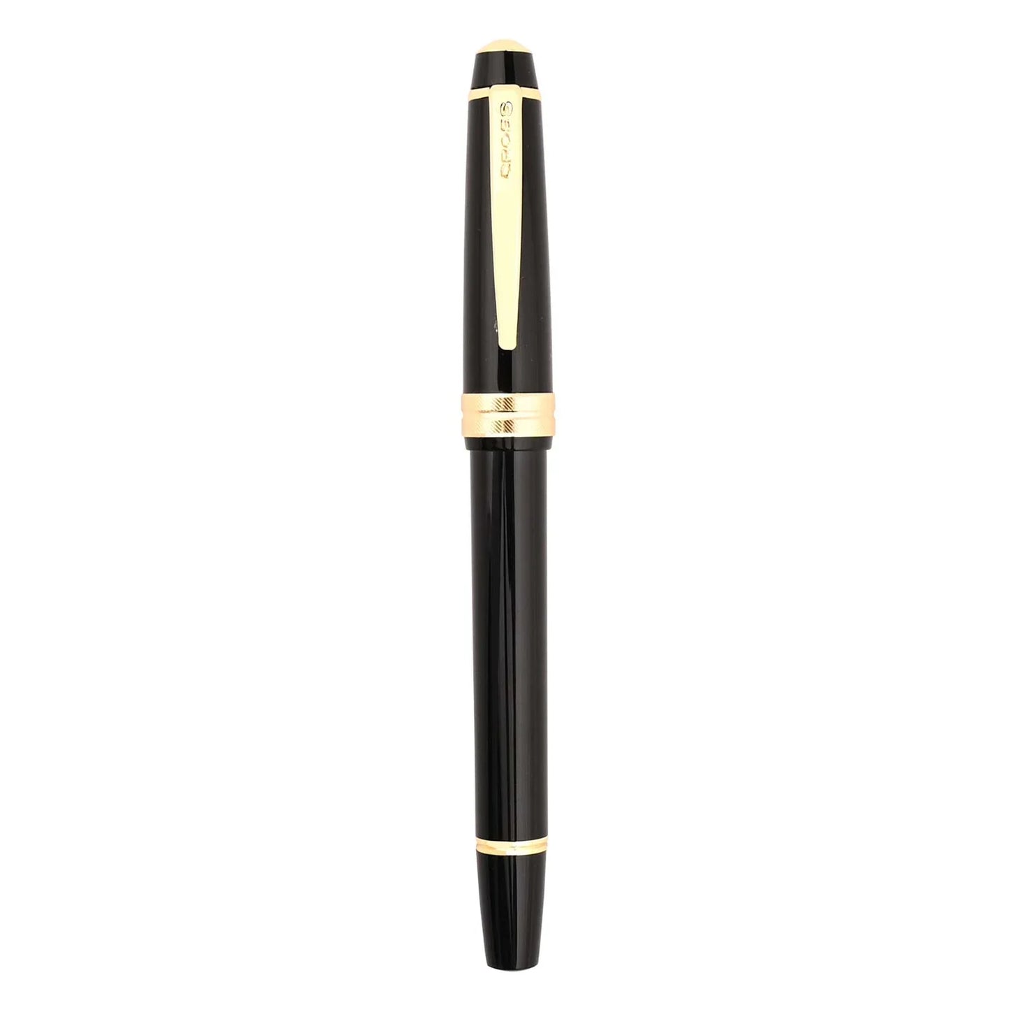Cross 746-9 Bailey Light Black Resin / Gold Trim Fountain Pen
