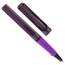 Lamy 3D8 Safari Violet BkBerry Roller Pen