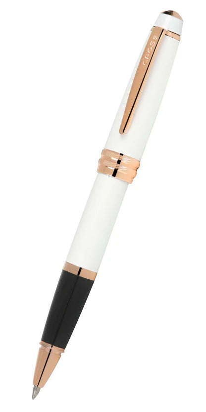 Cross 455-22 Bailey White Rose Gold Roller Pen