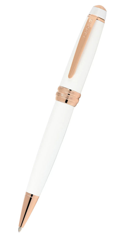 Cross 452-22 Bailey White Rose Gold Ball Pen