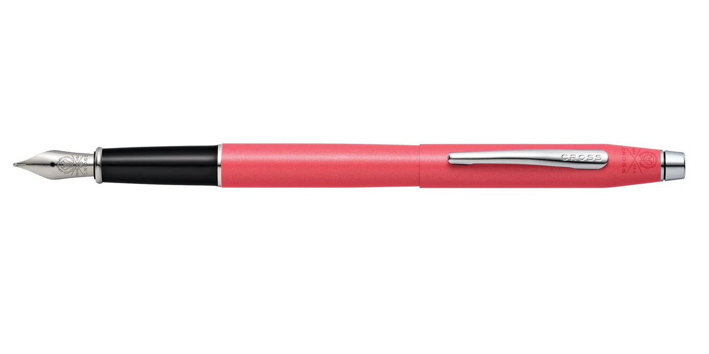 Cross AT0086-127F Century Coral (Pink) Fountain Pen Fine