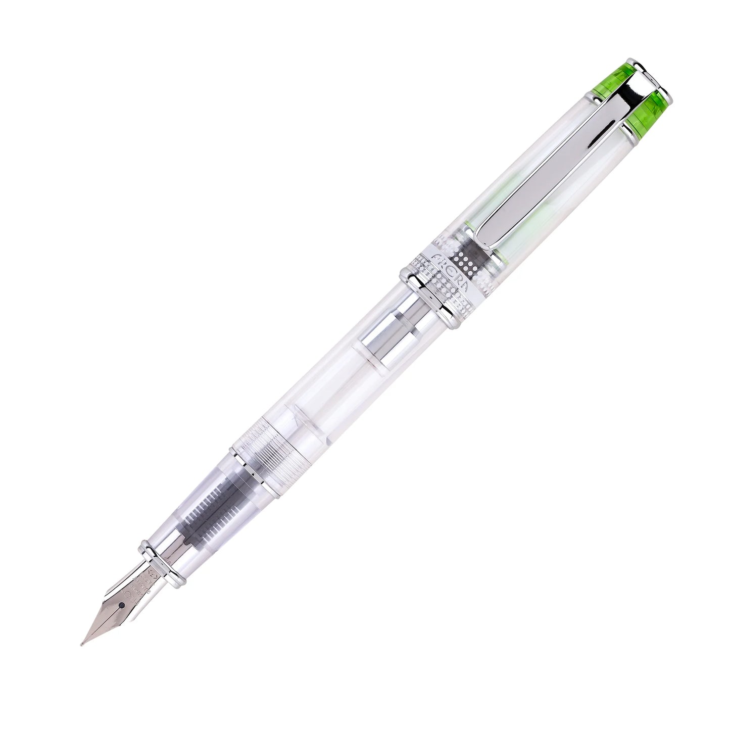 Pilot Prera Transparent .Green Medium Fountain Pen