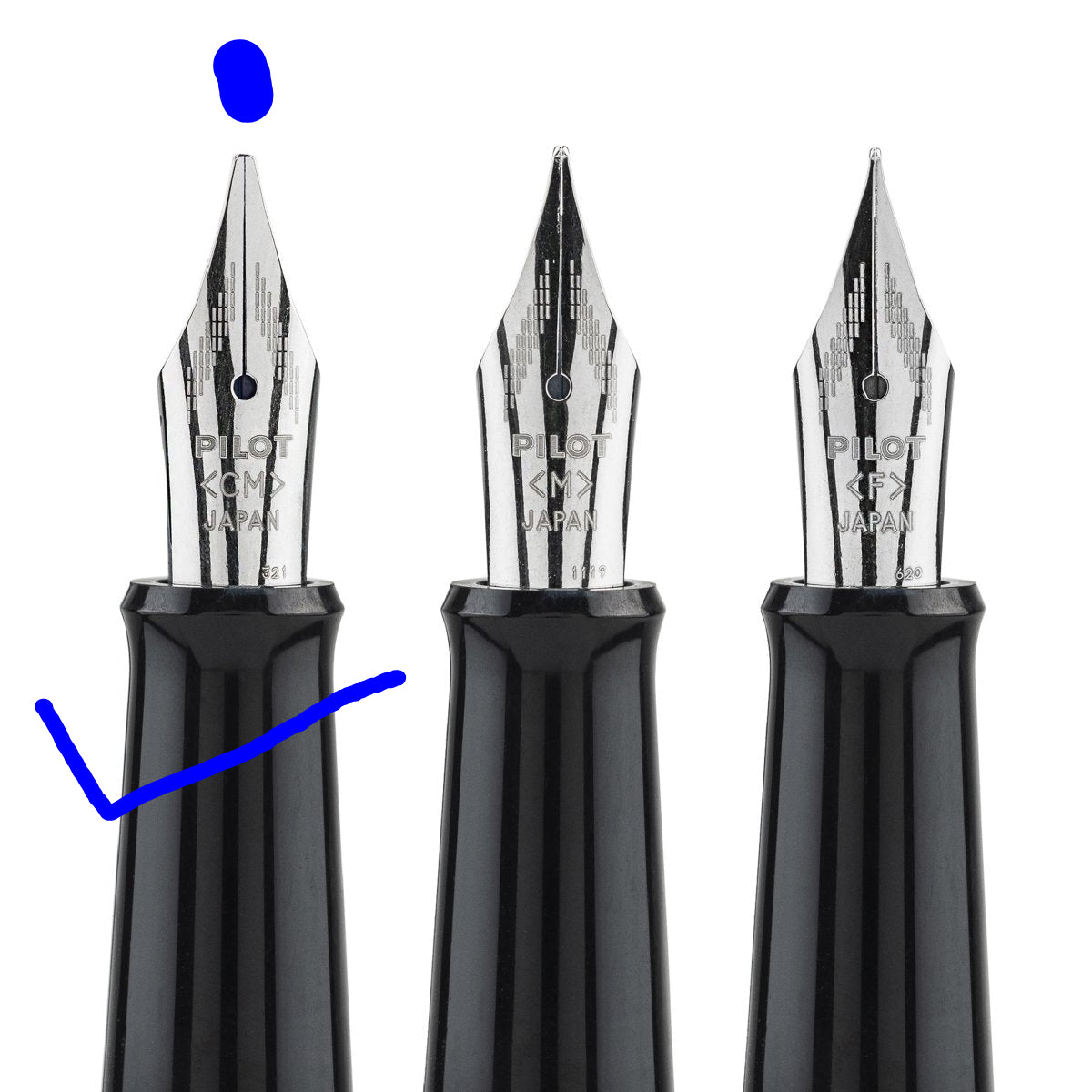 Pilot MR1 Black (CM) Cursive Medium Fountain Pen