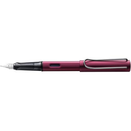 Lamy 029B Al-Star Black Purple Fountain Pen Broad
