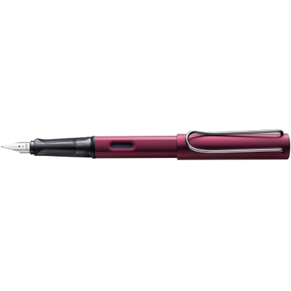 Lamy 029B Al-Star Black Purple Fountain Pen Broad