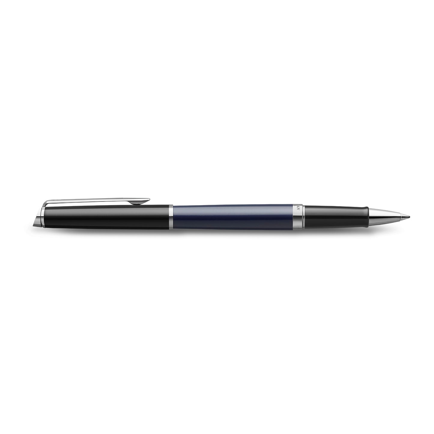 Waterman Hemisphere Colour Block Blue-Black Chrome Trim Roller Pen
