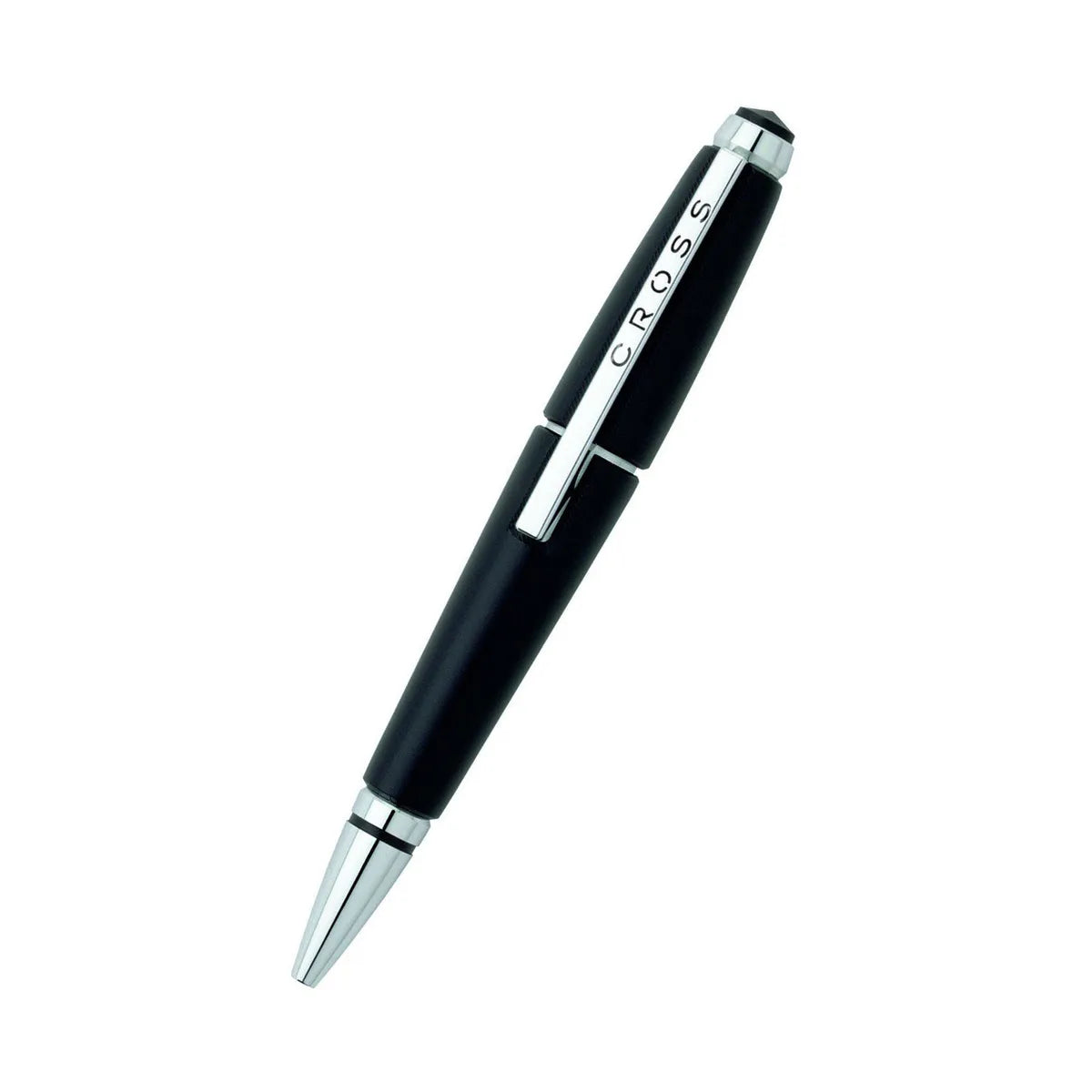 Cross 555-2 Edge Black Chrome Roller Pen Cross