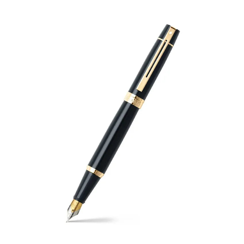 Sheaffer 9325 Black GT Fountain Pen  Medium Nib